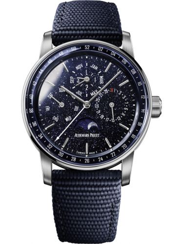 replica Audemars Piguet - 25721TI.OO.1000TI.03 Royal Oak OffShore 25721 Chronograph Titanium / Silver / Blue watch