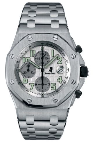 replica Audemars Piguet - 25721TI.OO.1000TI.05 Royal Oak OffShore 25721 Chronograph Titanium / Silver watch