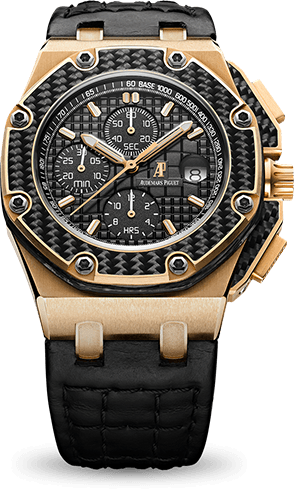 replica Audemars Piguet - 26030RO.OO.D001IN.01 Royal Oak OffShore 26030 Juan Pablo Montoya Pink Gold watch