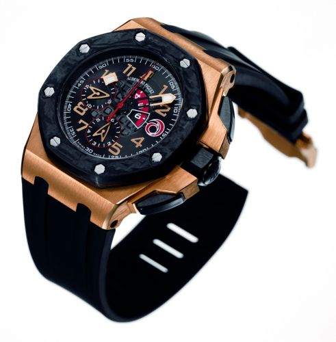 replica Audemars Piguet - 26062OR.OO.A002CA.01 Royal Oak OffShore 26062 Team Alinghi Pink Gold watch - Click Image to Close