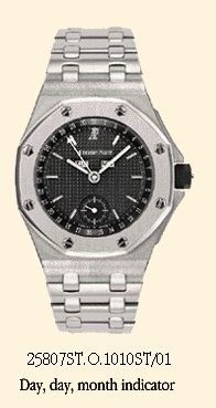 replica Audemars Piguet - 25807ST.O.1010.ST.01 Royal Oak OffShore 25807 Full Calendar Blue / Bracelet watch