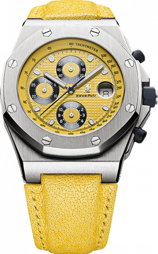 replica Audemars Piguet - 25770ST.OO.D009XX.02 Royal Oak OffShore 25770 Chronograph Yellow watch - Click Image to Close