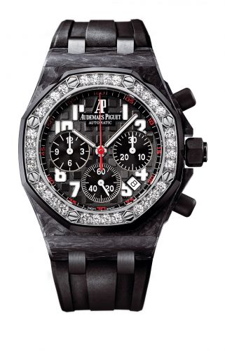 replica Audemars Piguet - 26267FS.ZZ.D002CA.01 Royal Oak OffShore 26267 Lady Chronograph Forged Carbon watch