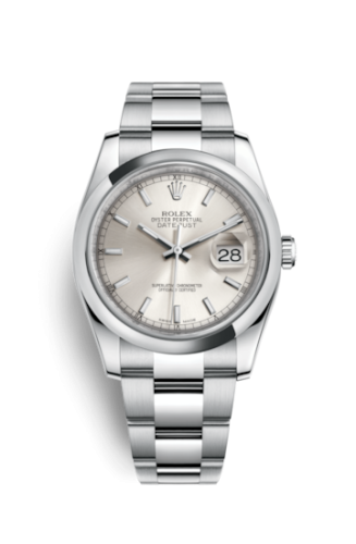 Rolex - 116200-0056 Datejust 36 Stainless Steel Domed / Oyster / Silver replica watch