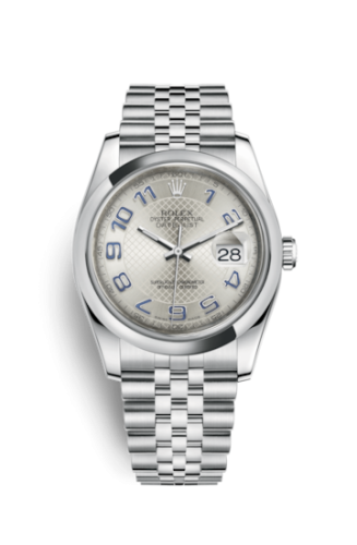 Rolex - 116200-0088 Datejust 36 Stainless Steel Domed / Jubilee / Silver Arabic replica watch