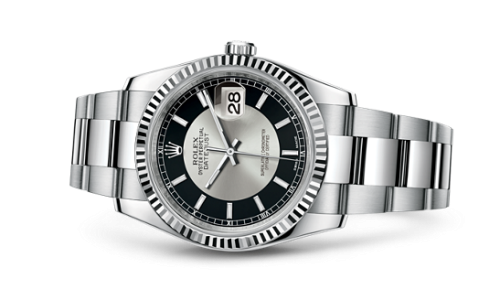 Rolex - 116234-0152 Datejust 36 Stainless Steel Fluted / Oyster / Bullseye replica watch