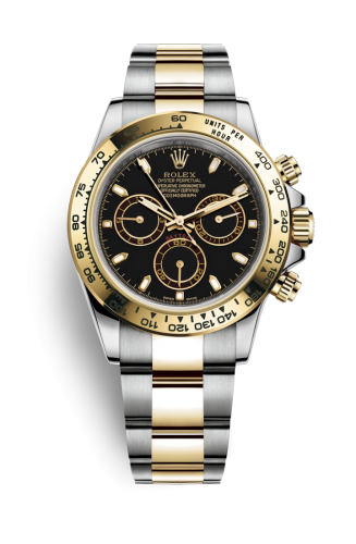 Rolex - 116503-0004 Cosmograph Daytona Stainless Steel / Yellow Gold / Black replica watch - Click Image to Close
