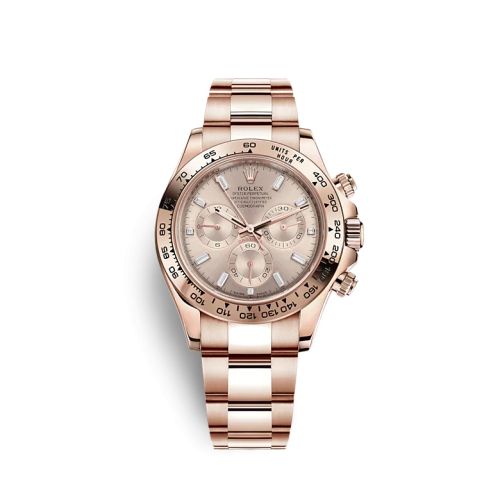 Rolex - 116505-0017 Cosmograph Daytona Everose / Pink - Baguette replica watch