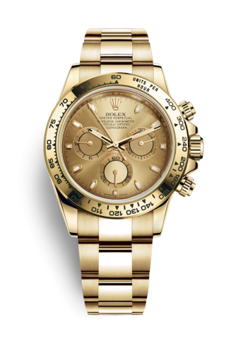 Rolex - 116508-0003 Cosmograph Daytona Yellow Gold / Champagne replica watch - Click Image to Close