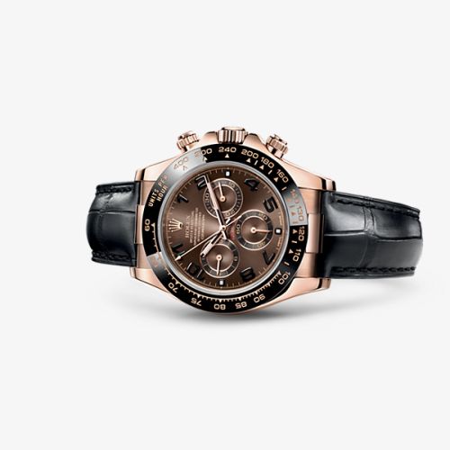 Rolex - 116515LN-0004 Cosmograph Daytona Everose / Cerachrom / Chocolate / Strap replica watch