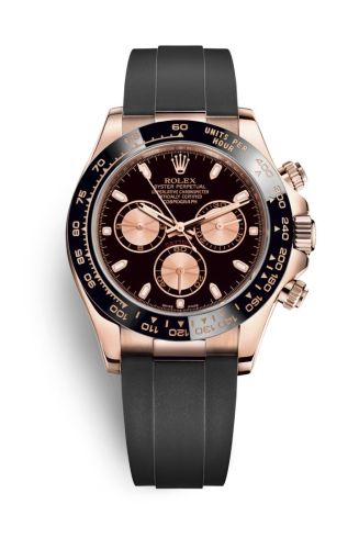 Rolex - 116515LN-0017 Cosmograph Daytona Everose / Cerachrom / Black / Oysterflex replica watch