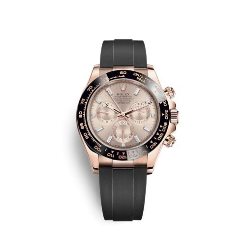 Rolex - 116515LN-0061 Cosmograph Daytona Everose / Cerachrom / Pink - Baguette / Oysterflex replica watch