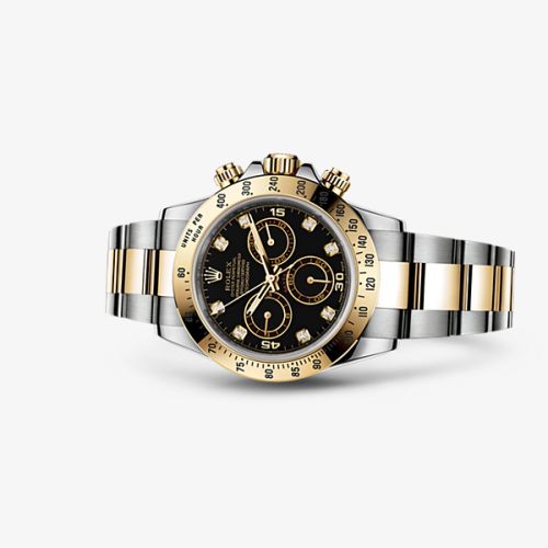 Rolex - 116523-0043 Daytona Rolesor Black Diamond replica watch