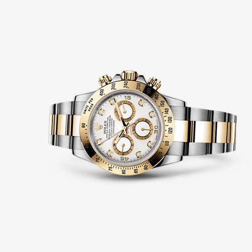 Rolex - 116523-0057 Daytona Rolesor White Diamond replica watch