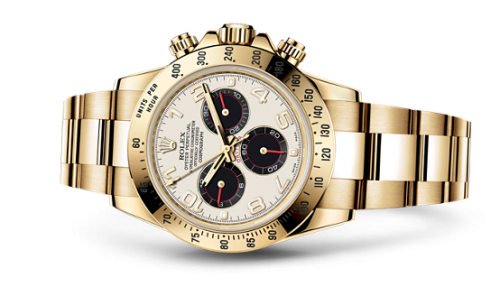 Rolex - 116528-0038 Cosmograph Daytona Yellow Gold / Panda Racing replica watch