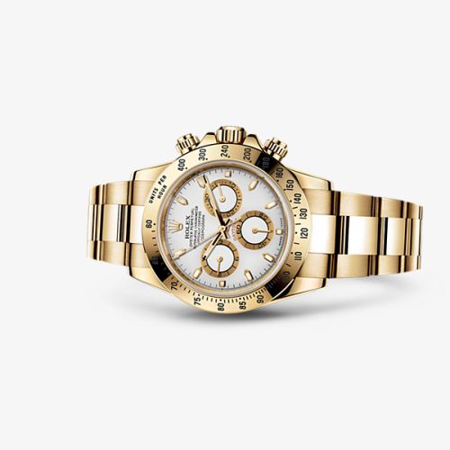 Rolex - 116528-0042 Daytona Yellow Gold White replica watch