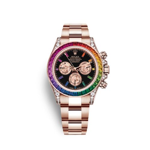 Rolex - 116595RBOW-0001 Cosmograph Daytona Everose / Rainbow replica watch