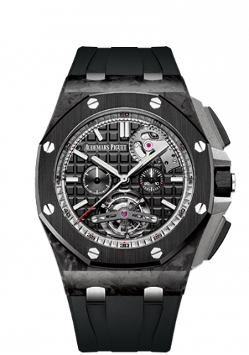 replica Audemars Piguet - 26550AU.OO.A002CA.01 Royal Oak Offshore Tourbillon Chronograph Forged Carbon watch - Click Image to Close
