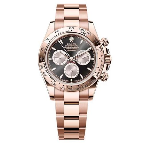 Rolex - 126505-0001 Cosmograph Daytona Everose / Black - Sundust / Oyster replica watch