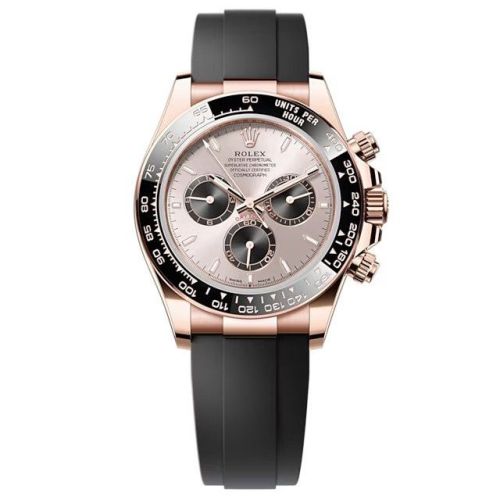Rolex - 126515LN-0006 Cosmograph Daytona Everose - Cerachrom / Sundust - Black / Oysterflex replica watch
