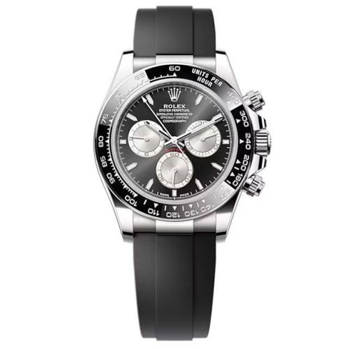 Rolex - 126519LN-0002 Cosmograph Daytona White Gold - Cerachrom / Black - Steel / Oysterflex replica watch
