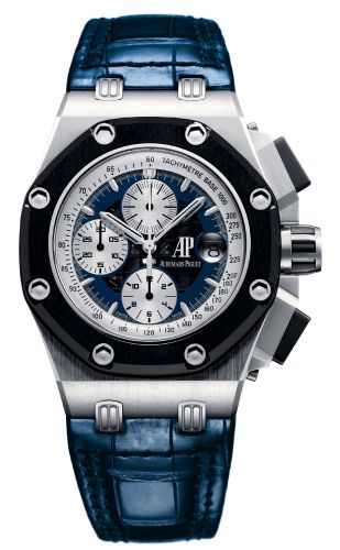 replica Audemars Piguet - 26078PO.OO.D018CR.01 Royal Oak OffShore 26078 Barrichello II Platinum watch - Click Image to Close