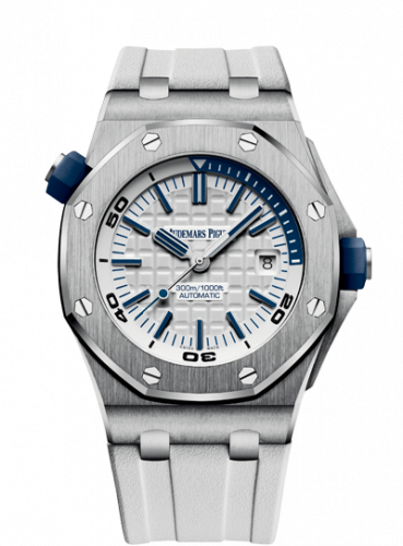 replica Audemars Piguet - 15710ST.OO.A010CA.01 Royal Oak Offshore Diver Stainless Steel / White watch