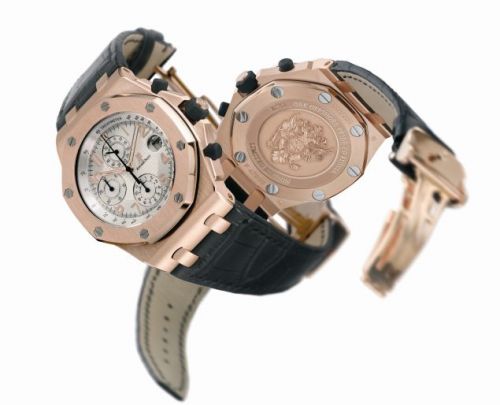 replica Audemars Piguet - 26061OR.OO.D002CR.01 Royal Oak OffShore 26061 Pride of Russia Pink Gold watch