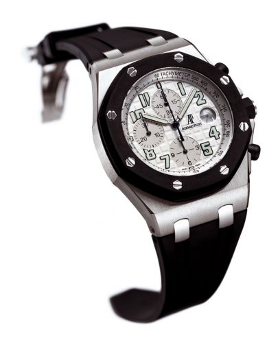 replica Audemars Piguet - 25940SK.OO.D002CA.02 Royal Oak OffShore 25940 Chronograph Rubberclad Stainless Steel / Silver watch