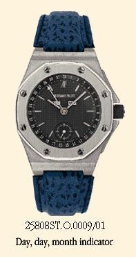 replica Audemars Piguet - 25808ST.O.0009/01 Royal Oak OffShore 25808 Full Calendar Blue watch