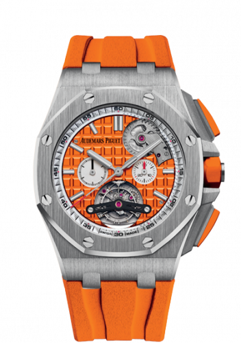 replica Audemars Piguet - 26540ST.OO.A070CA.01 Royal Oak Offshore Tourbillon Chronograph Selfwinding Stainless Steel / Orange watch