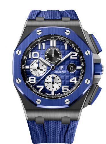 replica Audemars Piguet - 26405CE.OO.A030CA.01 Royal Oak Offshore 44 Ceramic / Blue watch