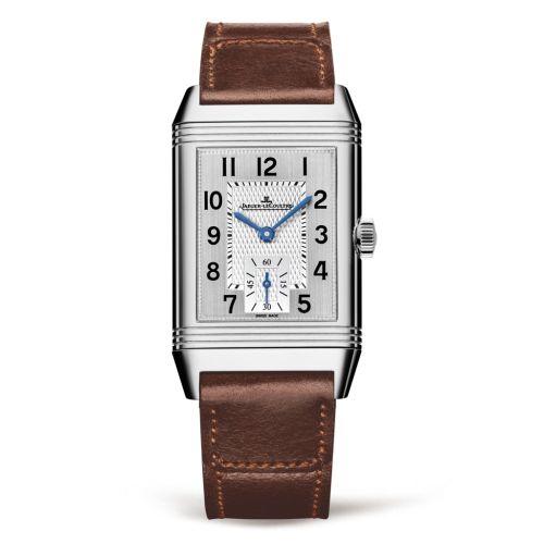 replica watch Jaeger-LeCoultre - 2458422 Reverso Classic Medium Duoface Small Seconds Stainless Steel / Silver / Fagliano - Click Image to Close