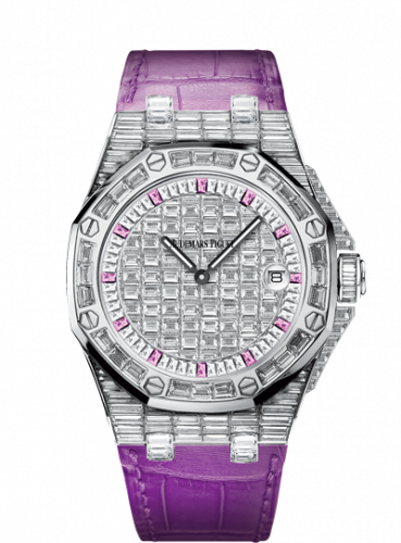 replica Audemars Piguet - 67543BC.ZZ.D606CR.01 Royal Oak OffShore 67543 Lady Quartz Sapphire Hour watch