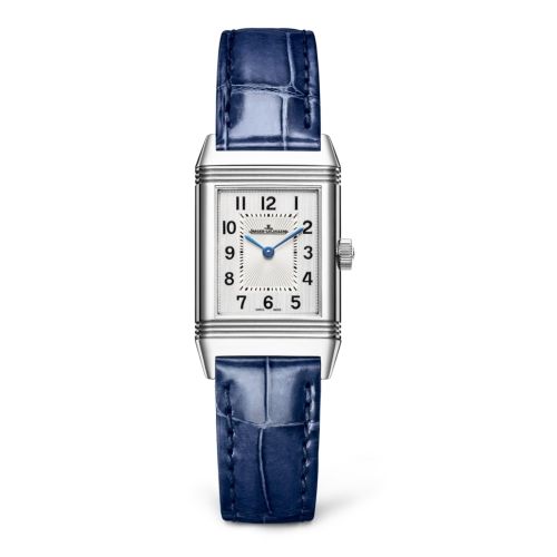 replica watch Jaeger-LeCoultre - 2608440 Reverso Classic Small Stainless Steel / Silver / Alligator