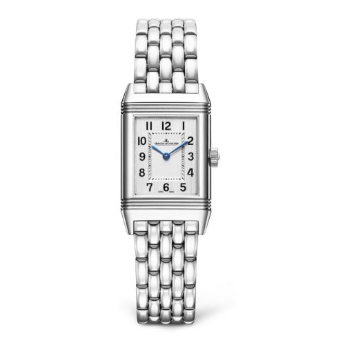 replica watch Jaeger-LeCoultre - 2618140 Reverso Classic Small Quartz Stainless Steel / Silver / Bracelet - Click Image to Close