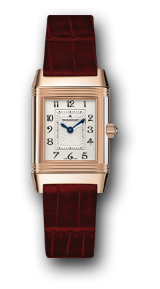 replica watch Jaeger-LeCoultre - 2662422 Reverso Duetto Pink Gold Brown Strap