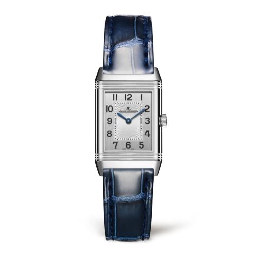 replica watch Jaeger-LeCoultre - 2668432 Reverso Classic Small Duetto Stainless Steel / Silver / Alligator