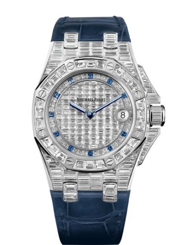 replica Audemars Piguet - 67543BC.ZZ.D023CR.01 Royal Oak OffShore 67543 Lady Quartz Sapphire Hour watch - Click Image to Close
