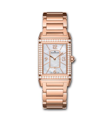 replica watch Jaeger-LeCoultre - 3212102 Grande Reverso Lady Ultra Thin Pink Gold Mother of Pearl Bracelet - Click Image to Close