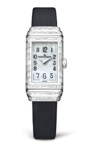 replica watch Jaeger-LeCoultre - 3363490 Reverso One Joaillerie White Gold / Baguette / MOP - Click Image to Close