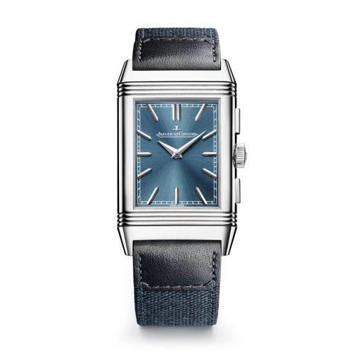 replica watch Jaeger-LeCoultre - 389848J Reverso Tribute Chronograph Stainless Steel / Blue