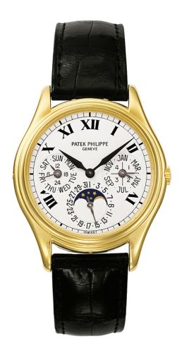 replica Patek Philippe - 3940J-025 Perpetual Calendar 3940 Yellow Gold / Painted Roman watch