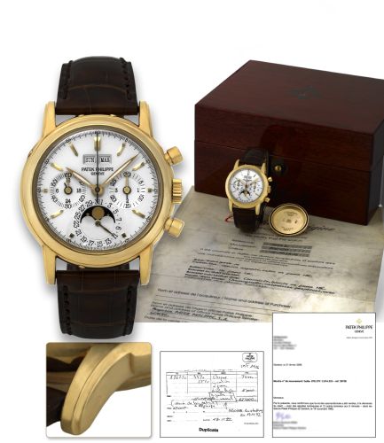 replica Patek Philippe - 3970J_Luminous Perpetual Calendar Chronograph 3970J Luminous watch