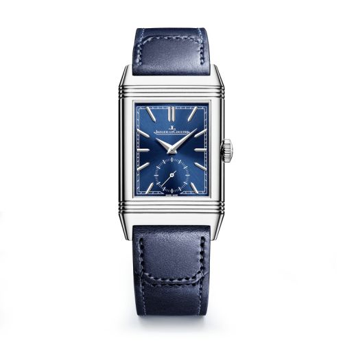 replica watch Jaeger-LeCoultre - 397848J Reverso Tribute Monoface Stainless Steel / Blue