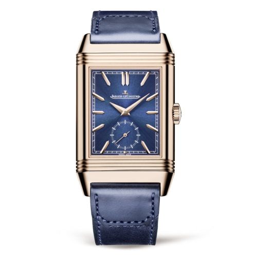 replica watch Jaeger-LeCoultre - 398258J Reverso Tribute Duoface Fagliano Pink Gold / Blue - Click Image to Close