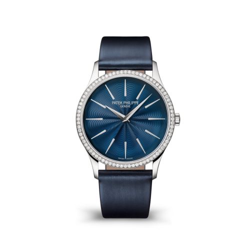 replica Patek Philippe - 4997/200G-001 Calatrava 4997 White Gold / Blue watch
