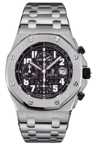 Replica Audemars Piguet - 25721ST.OO.1000ST.08 Royal Oak OffShore 25721 Chronograph Stainless Steel / Black watch