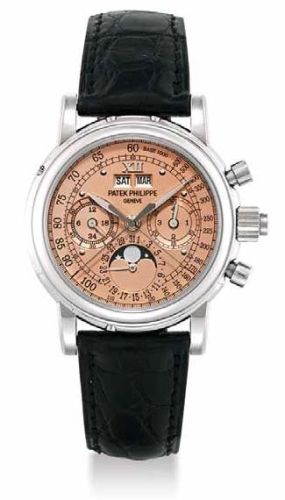 replica Patek Philippe - 5004G_Salmon Perpetual Calendar Split Seconds Chronograph 5004G Salmon watch