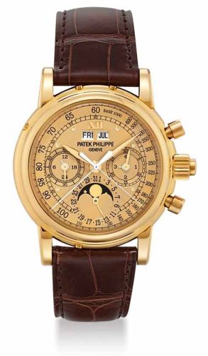 replica Patek Philippe - 5004J_Gold Perpetual Calendar Split Seconds Chronograph 5004J Gold watch